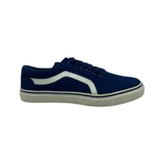 HERIEL - Zapatilla Azul Lona Baja