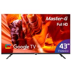 MASTER G - Televisor Smart Tv Google Tv 43" FHD WiFi MGG43FFK Master-G