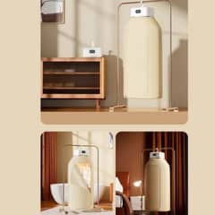GENERICO - Secadora de Ropa Colgante Portátil Plegable 1000W con Temporizador Color Blanco
