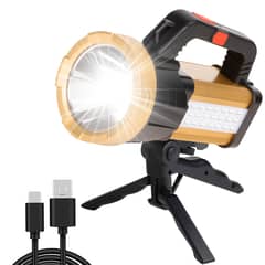 ROHE - Linterna LED Recargable con 6 Modos de Luz y Largo Alcance