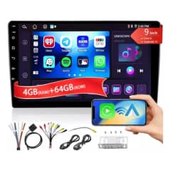 KUANGYE - Radio Auto Android Qled De 9 Con 4gb Ram 64gb Rom Carplay