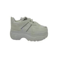 HERIEL - Zapatilla Blanca Plataforma