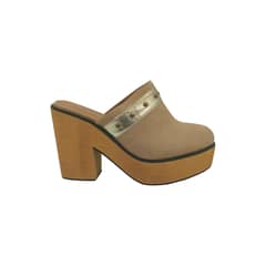 HERIEL - Zapato Beige Gamuza Mujer