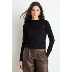 ASH - Sweater Negro Mujer