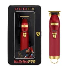 BABYLISS PRO - Trimmer Babylisspro Red Fx Desvelladora Roja Cortadora de Pelo Barba