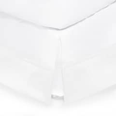 NINA HERRERA - Faldón Básico Liso Blanco 220 Hilos 1 Plaza