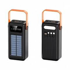 MUNDO MAGIA - Batería Portátil Power Bank Solar 50000mah Cables Integrados