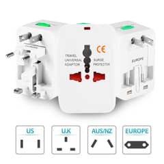 OEM - Adaptador Enchufe Universal Para Viajes All-in-one