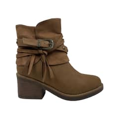 HERIEL - Bota Café Gamuza Mujer