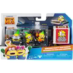 MINIONS - Set De Figuras De Acción Party Bus Bunch