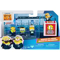 MINIONS - Set De 4 Figuras De Acción Avl Squad