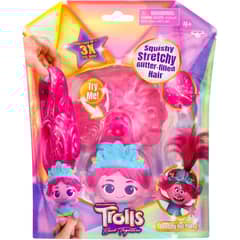 TROLLS - Figura Gojitsu Poppy Pelo Glitter Estirable