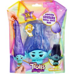 TROLLS - Figura Gojitsu Branch Pelo Glitter Estirable