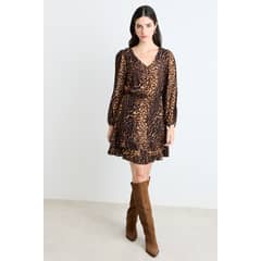 ASH - Vestido Corto Negro Mujer