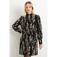 ASH - Vestido Corto Negro Mujer