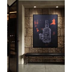 GENERICO - Cuadro Quincho Bar Jack Danields 90 x 120