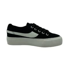 HERIEL - Zapatilla Negra Plataforma Mujer