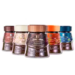 JUAN VALDEZ - Pack 5X Cafés Soluble Liofilizado Variedades 95 G
