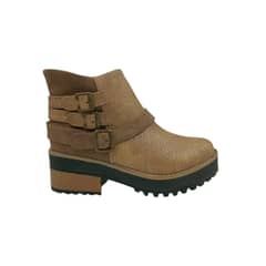 HERIEL - Botín Camel Plataforma Mujer