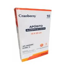 CRANBERRY - Aposito Alginato Calcio 10x20cm Caja 10 Unidades