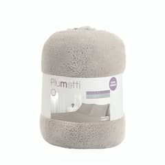 PLUMETTI - Sábanas Sherpa Lisa 2 Plazas Gris