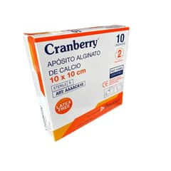 CRANBERRY - Apósito Alginato De Calcio 10x10 Caja 10 Unds -