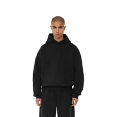 VELT - Buzo Conjunto Negro de Hombre Algodón 100