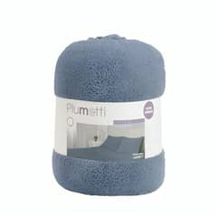 PLUMETTI - Sábanas Sherpa Lisa 2 Plazas Azul
