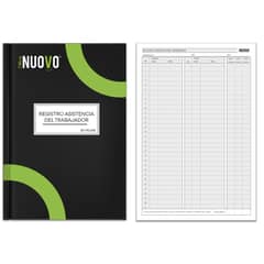NUOVO - Libro de asistencia 30 hojas