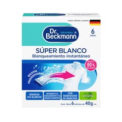 DR BECKMANN - Toallitas Blanqueador Intensivo 6 Bolsas De 40gr