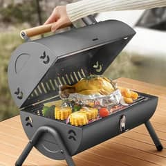 GENERICO - 1pc parrilla de carbón portátil multifuncional de doble cara