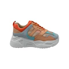 HERIEL - Zapatilla Rosa Plataforma Mujer
