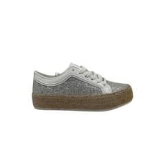 HERIEL - Zapatilla Plateada Plataforma Mujer
