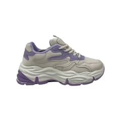 HERIEL - Zapatilla Blanca y Purpura Mujer