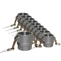 DRAUSSEN - Pack 10 x Acople Camlock Aluminio Tipo D-200