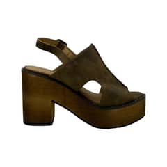 HERIEL - Sandalia Café Plataforma Mujer