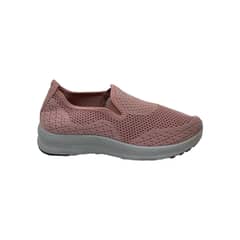 HERIEL - Zapatilla Rosa Textil Mujer