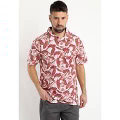 KOTTING - Polera Pique Estampada Rojo