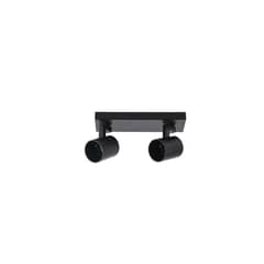 WANT - FOCO PORTA GU10 X2 NEGRO