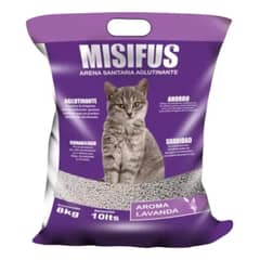 TOPK - ARENA SANITARIA MISIFUS PACK 6 UNIDADES 4 K C/U 24 KILOS