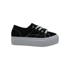 HERIEL - Zapatilla Negra Plataforma Mujer