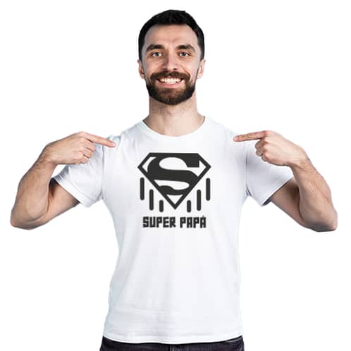 MAU PRINT - Polera dia del Padre Super Papá