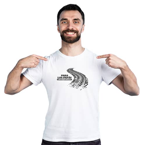 MAU PRINT - Polera dia del Padre Papá que deja Huella