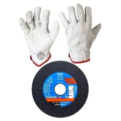 THICK - Pack Guante De Cabritilla 12 Pares y 5 Discos De Regalo