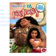 VERTICE - Libro para colorear simple Moana 2, 16 páginas