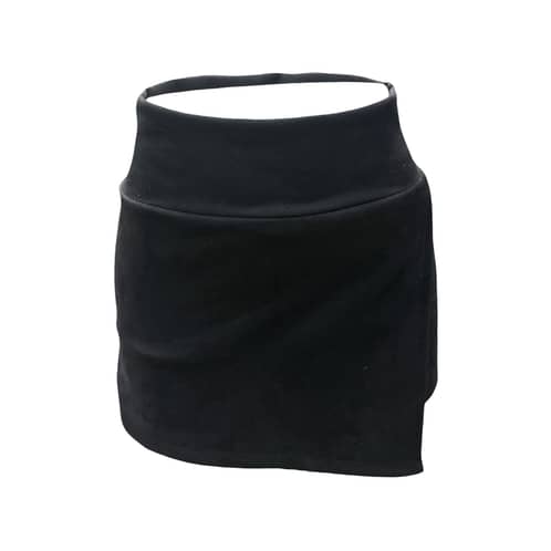 AAYO MODA - Falda Short de Gamuza Talla Standard Confección Nacional