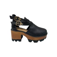 HERIEL - Zapato Negro Plataforma Mujer