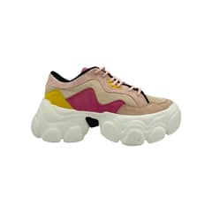 HERIEL - Zapatilla Rosa Plataforma Mujer