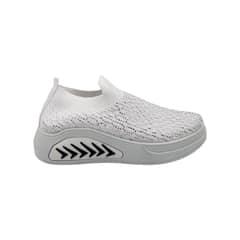 HERIEL - Zapatilla Blanca Plataforma Mujer