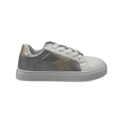 HERIEL - Zapatilla Plateada Plataforma Mujer